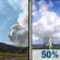 Today: Patchy Smoke then Chance Showers And Thunderstorms