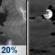 Tonight: Slight Chance Showers And Thunderstorms then Mostly Cloudy